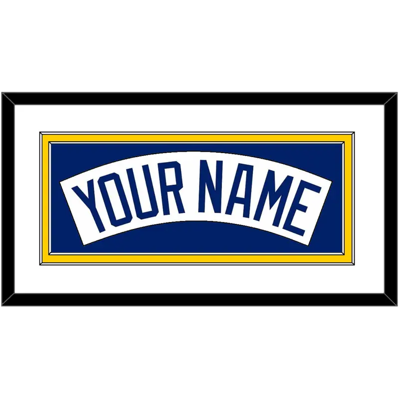 Seattle Nameplate - Home White (1987-1992) - Double Mat 1