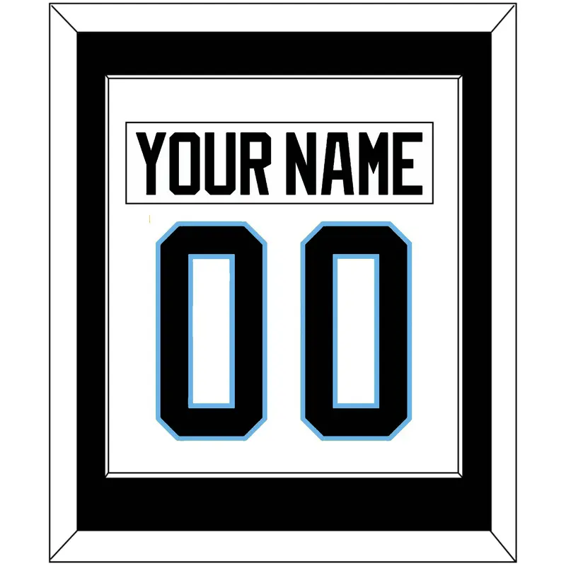 Utah Nameplate & Number (Back) Combined - Road White - Single Mat 1