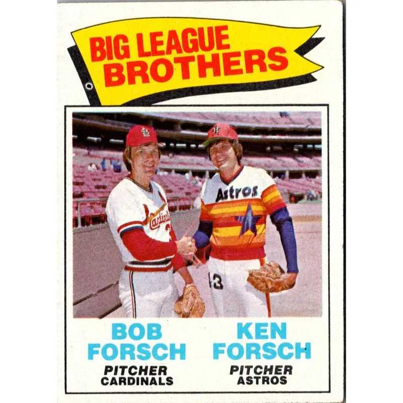 1977 Topps Big League Brothers - Bob Forsch/Ken Forsch #632