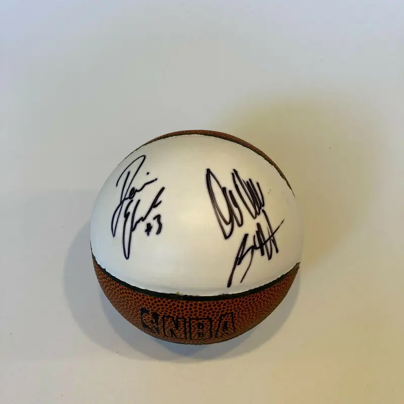 Devin Ebanks & Da'Sean Butler Signed Autographed Spalding NBA Mini Basketball