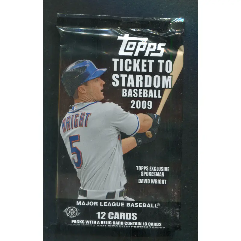 2009 Topps Ticket to Stardom Baseball Unopened Pack (Hobby) (12)