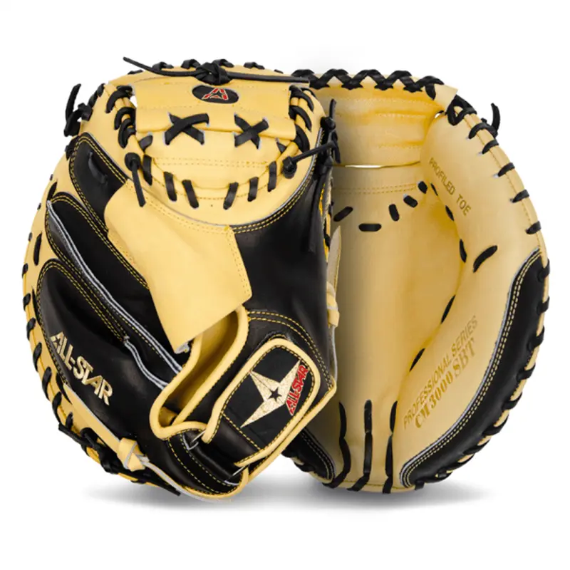 All-Star Pro Elite 35" Black/Tan Catchers Mitt/Glove