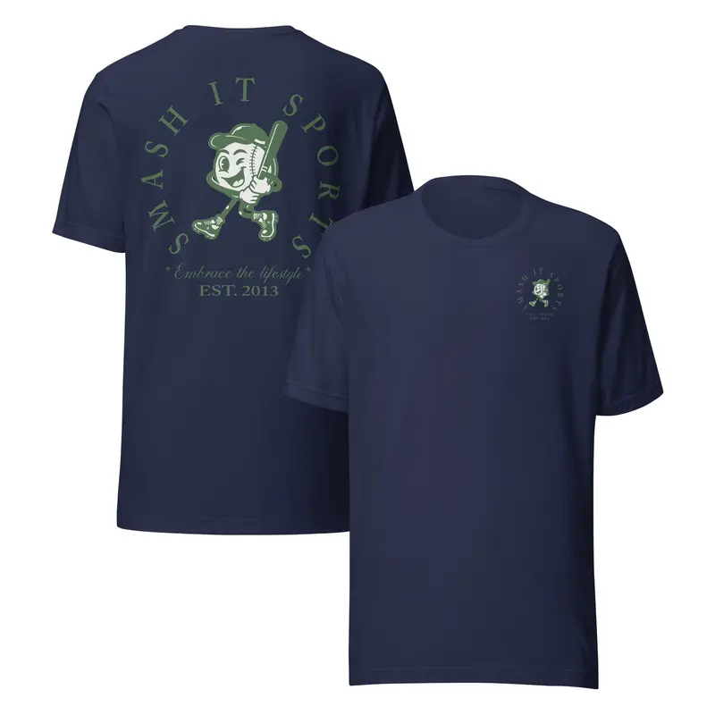 Smash It Sports Classic T-Shirt - Embrace The Lifestyle (Multiple Colors)