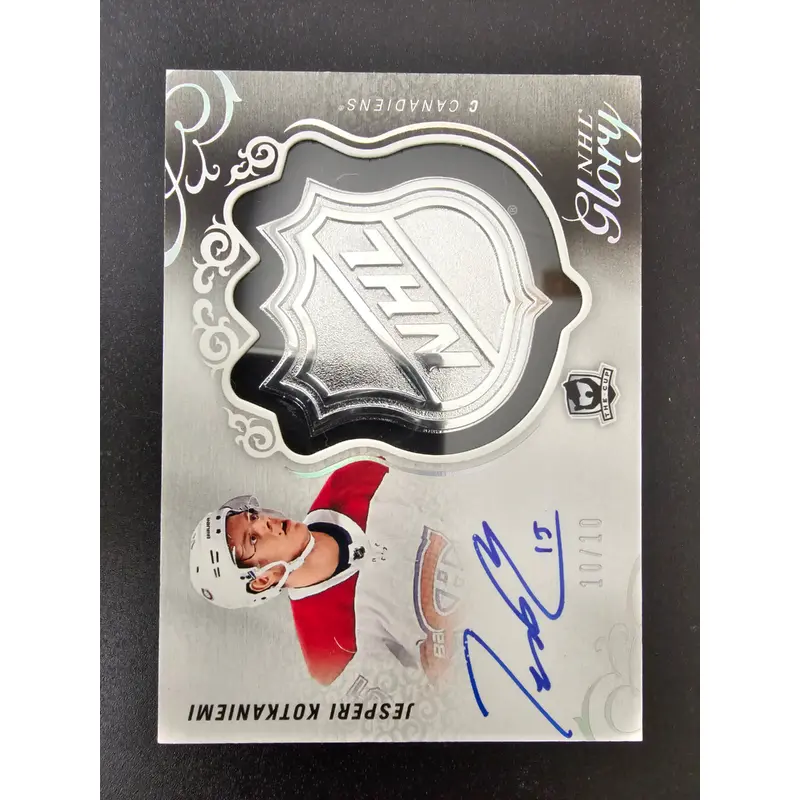 2018-19 Upper Deck The Cup - NHL Glory - Jesperi Kotkaniemi #G-JK /10 RY
