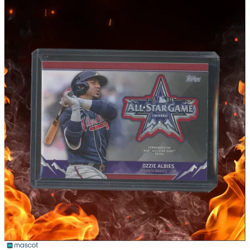 2021 Topps Update Ozzie Albies 2021 MLB All-Star Game Sleeve Patch Relic