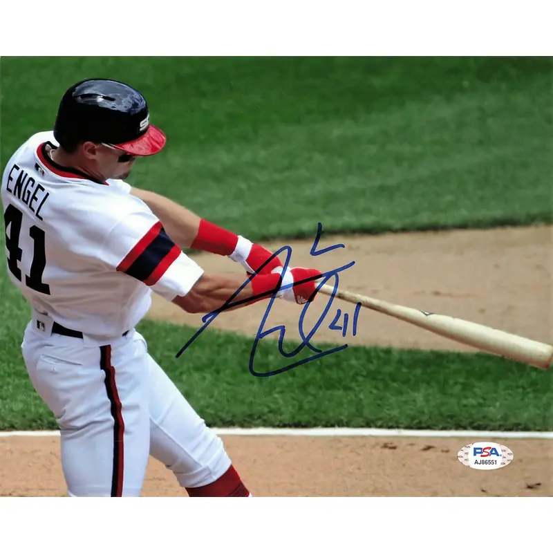 ADAM ENGEL signed 8x10 photo Chicago White Sox PSA/DNA Autographed