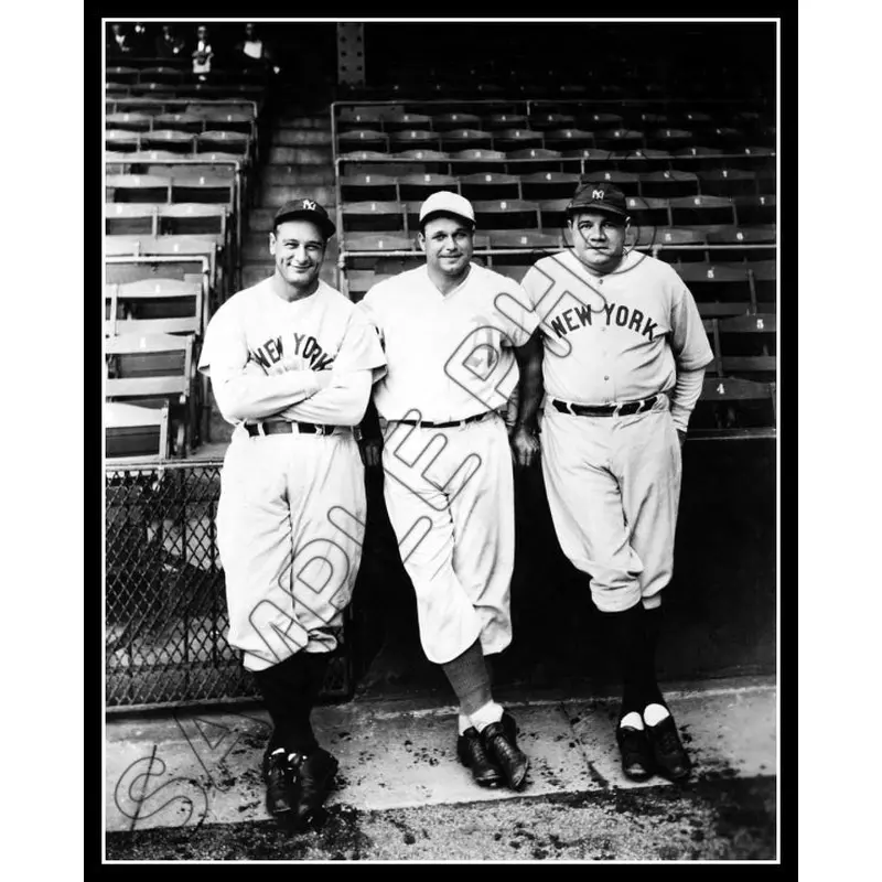 Babe Ruth Lou Gehrig 8X10 Photo - Jimmie Foxx Yankees Athletics A's - 1770