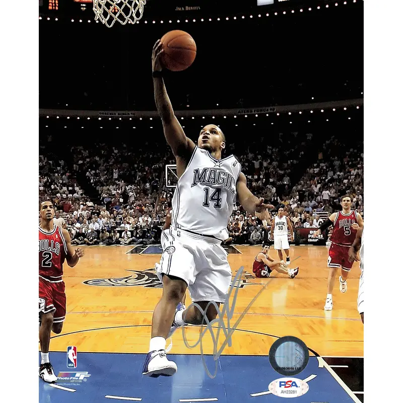 Jameer Nelson signed 8x10 photo PSA/DNA Orlando Magic Autographed