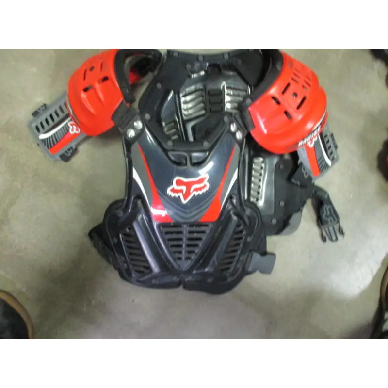 Used Fox Racing Black/Red MX CHEST PROTECTOR
