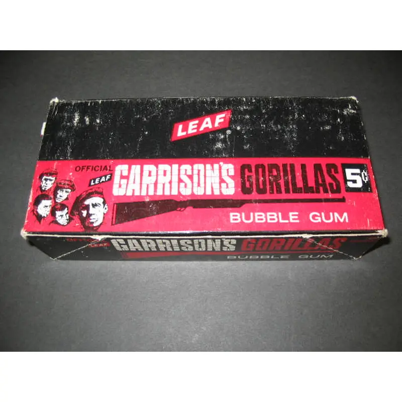 1967 Leaf Unopened Garrison's Gorillas Unopened Wax Box