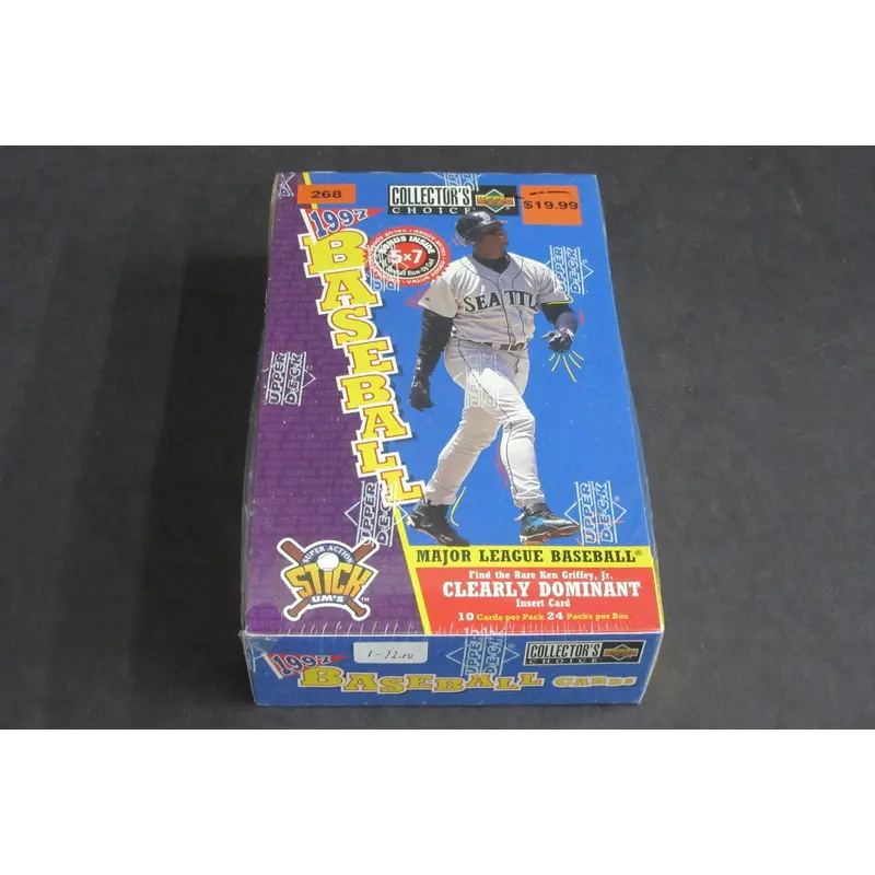 1997 Upper Deck Collector's Choice Baseball Series 1 Box (24/10)