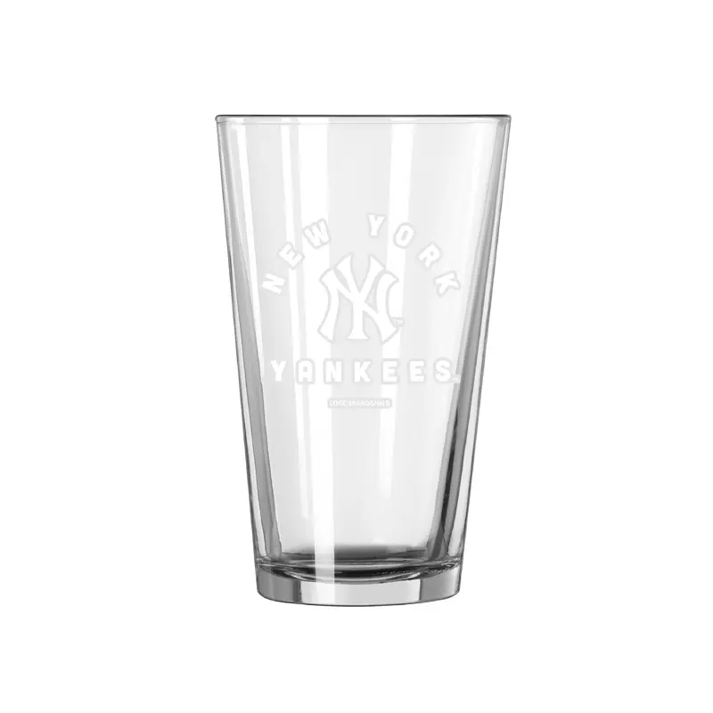 NY Yankees 16oz Archway Pint Glass