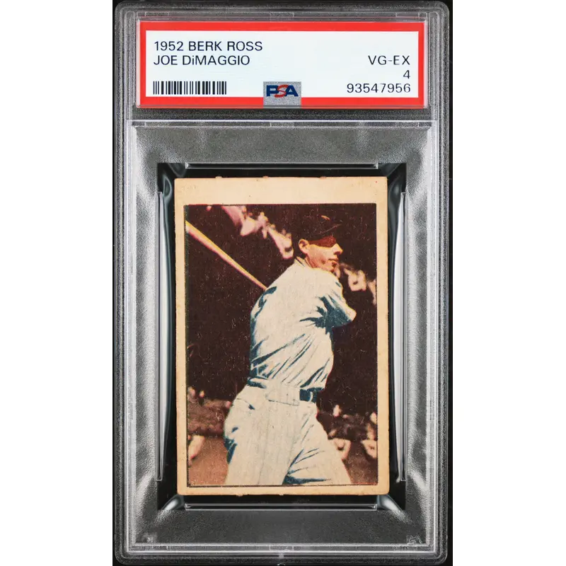 Joe DiMaggio 1952 Berk Ross PSA 4 VG-EX