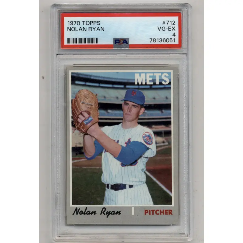 Nolan Ryan 1970 Topps #712 PSA 4 Very Good-Excellent 6051