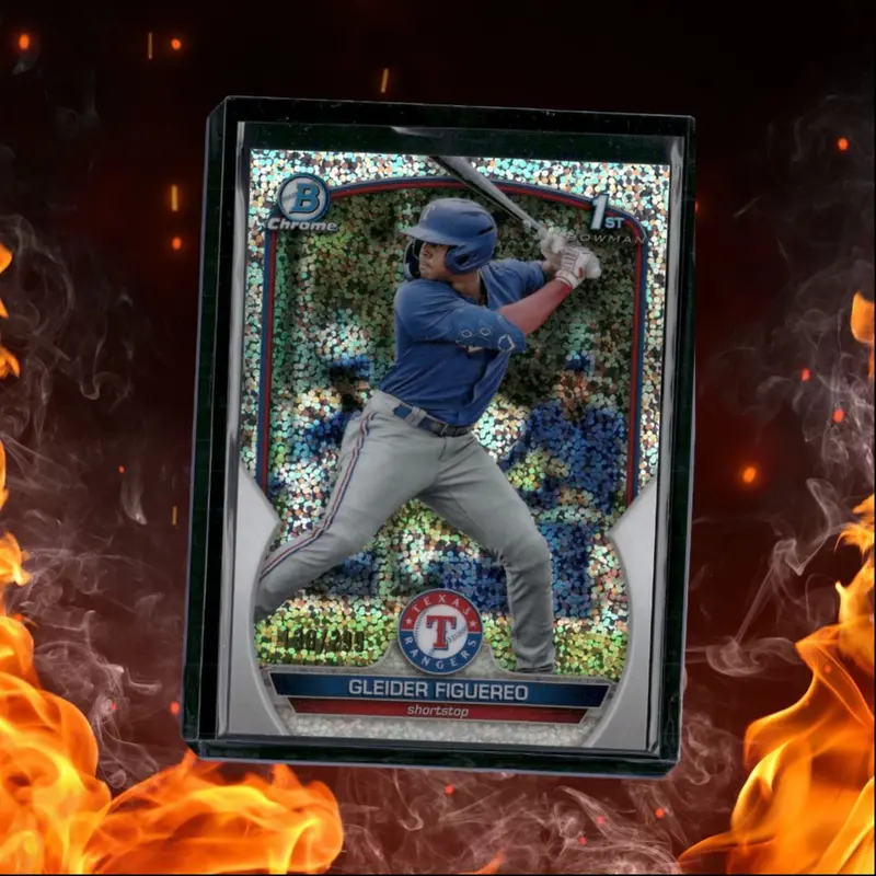 2023 Bowman Chrome Gleider Figuereo 1st Bowman Prospect Speckle Refractor