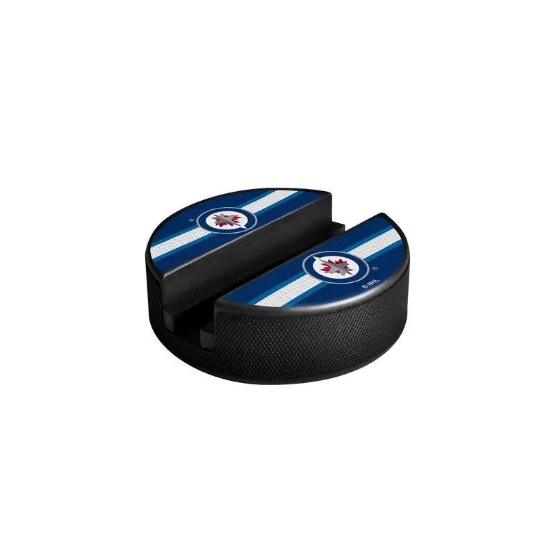 NHL Winnipeg Jets Hockey Puck Media Device Holder