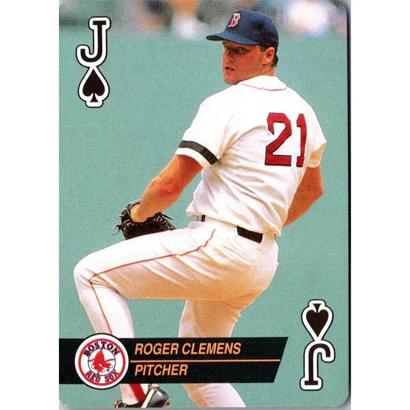 1993 Bicycle Aces Roger Clemens #JS