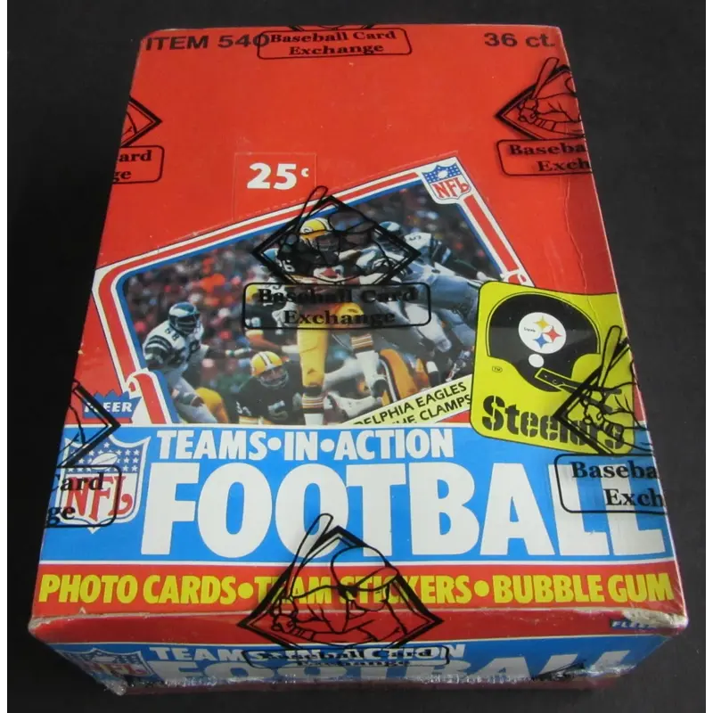 1980 Fleer Football Unopened Wax Box (FASC)