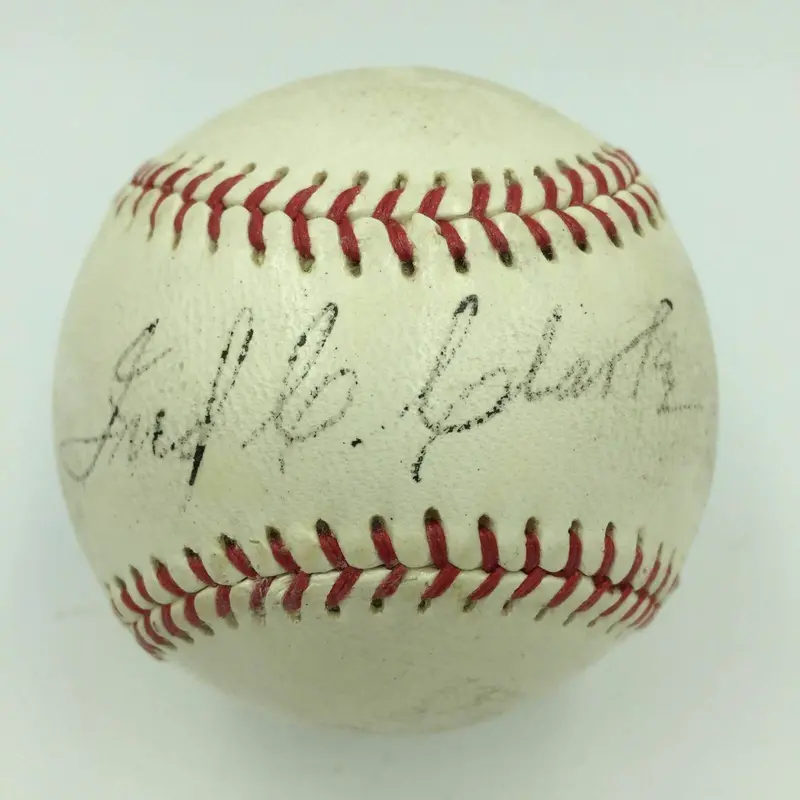 Beautiful Fred Clarke Single Signed Autographed Baseball With PSA DNA COA