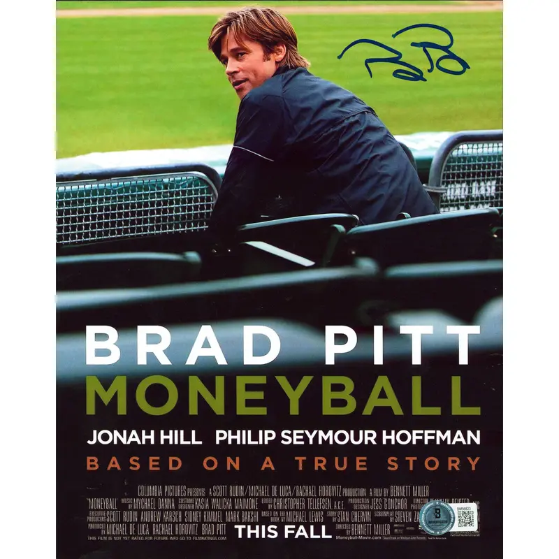 Billy Beane Moneyball Authentic Signed 8x10 Vertical Photo Autographed BAS 5