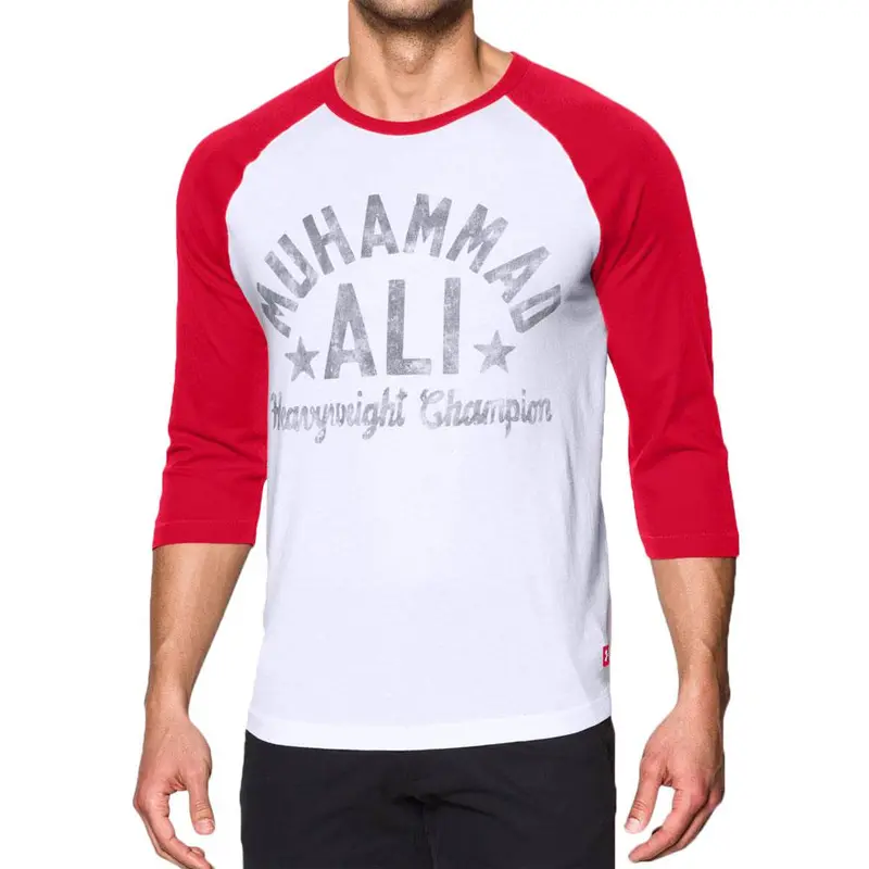 Muhammad Ali - Heavyweight Champion 3/4 Mens Raglan T Shirt