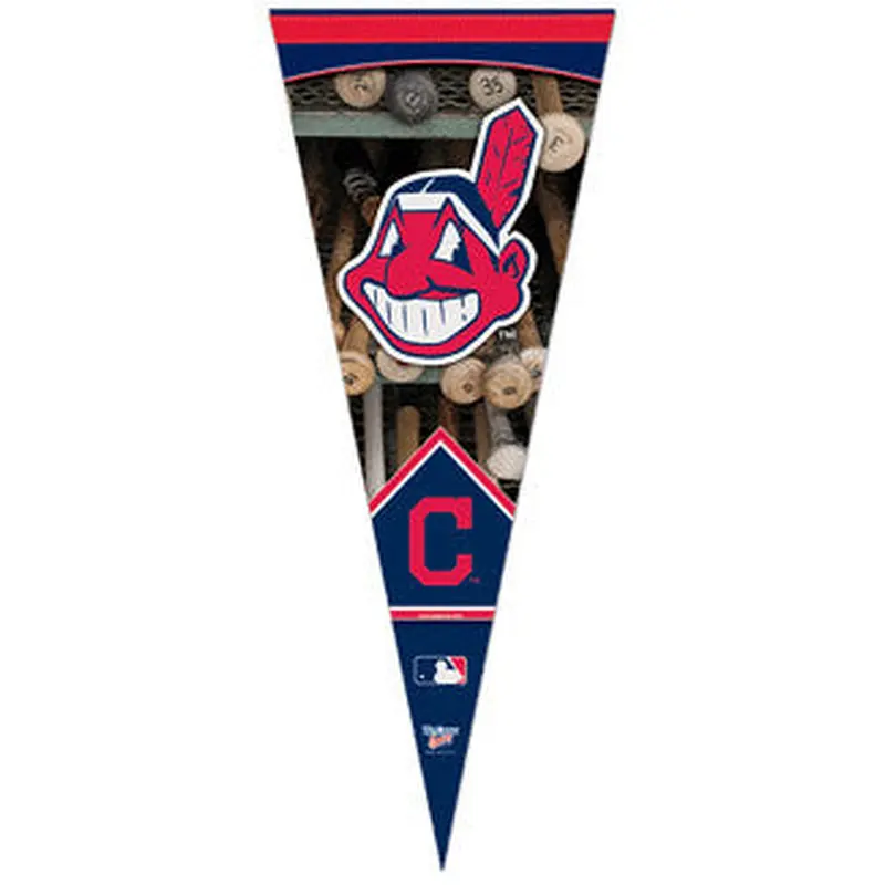 Cleveland Indians "Batrack" Chief Wahoo Style Premium Felt Pennant - Wincraft