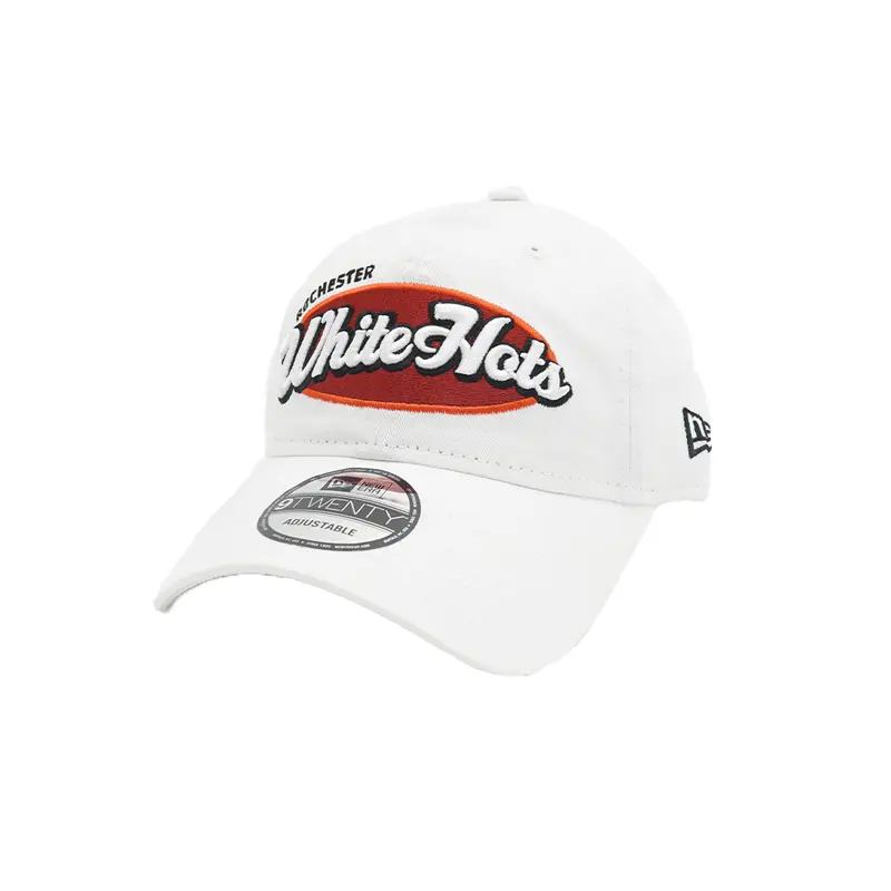 Rochester White Hots White Wordmark Cap