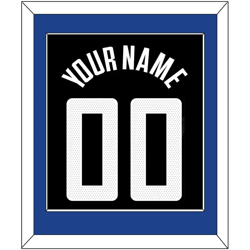 Los Angeles Name & Number - Black Statement (2017-2022) - Single Mat 2