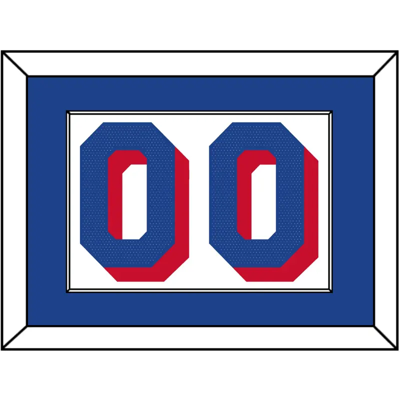 Philadelphia Number - White Association - Single Mat 1