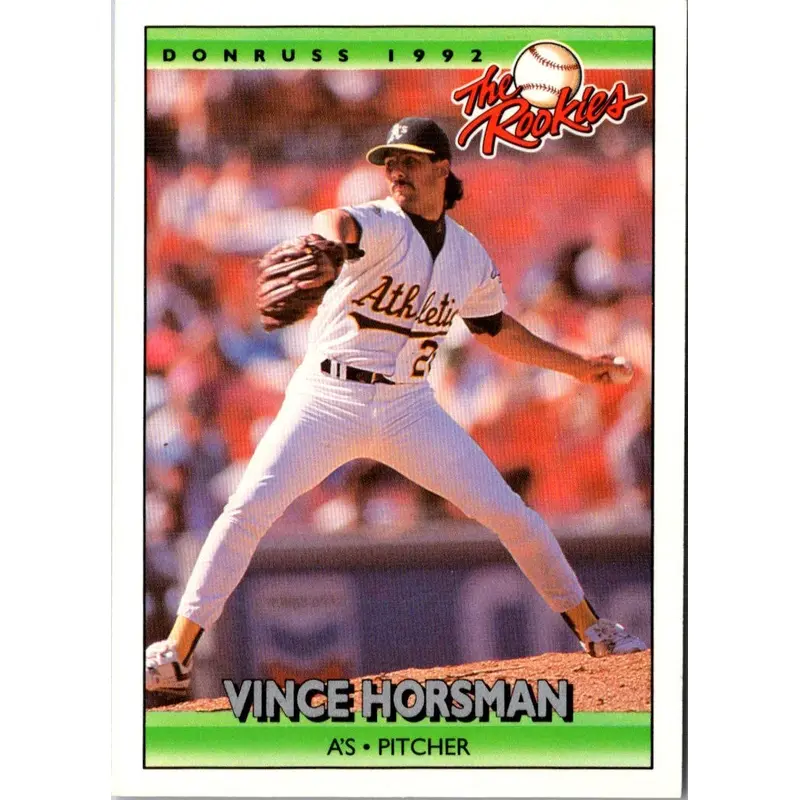 1992 Donruss The Rookies Vince Horsman #53 Rookie