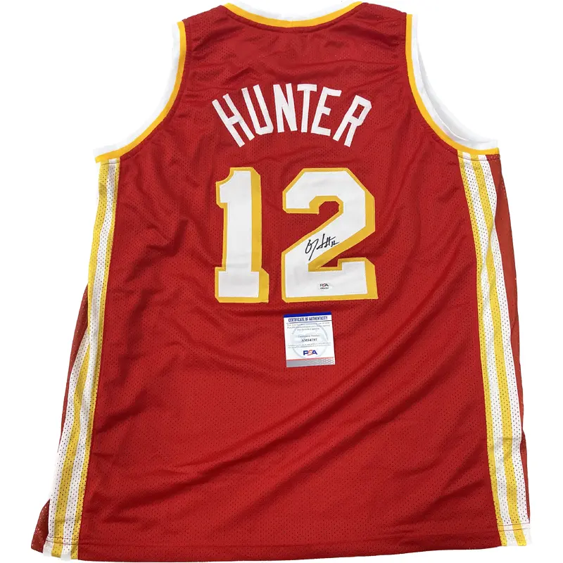 De'Andre Hunter Signed Jersey PSA/DNA Atlanta Hawks Autographed