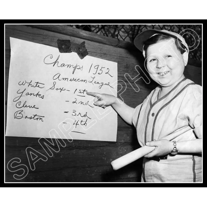 Eddie Gaedel 8X10 Photo - 1952 Chicago White Sox Promo - 328