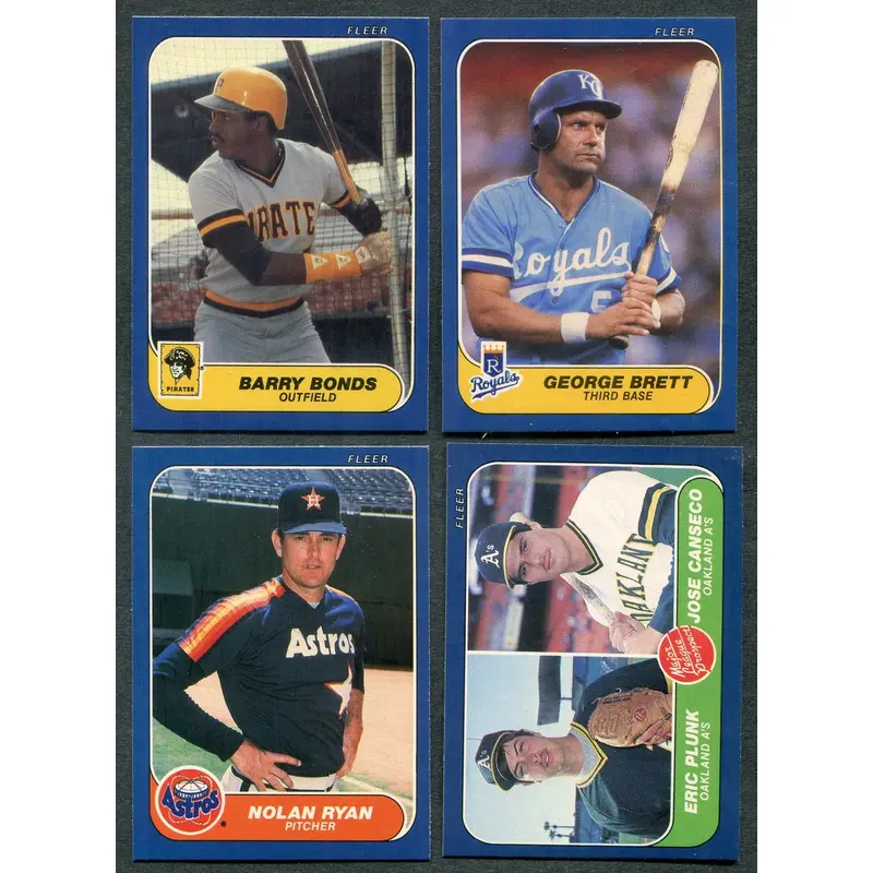 1986 Fleer Baseball Complete Set NM NM/MT (792) (w/ Update) (24-627)