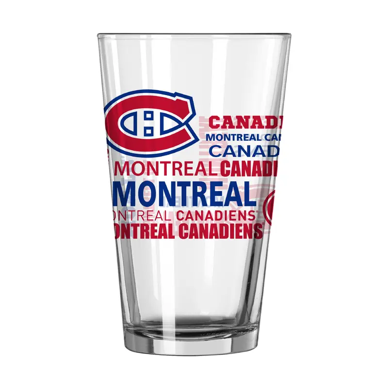 Montreal Canadiens 16oz Spirit Pint Glass