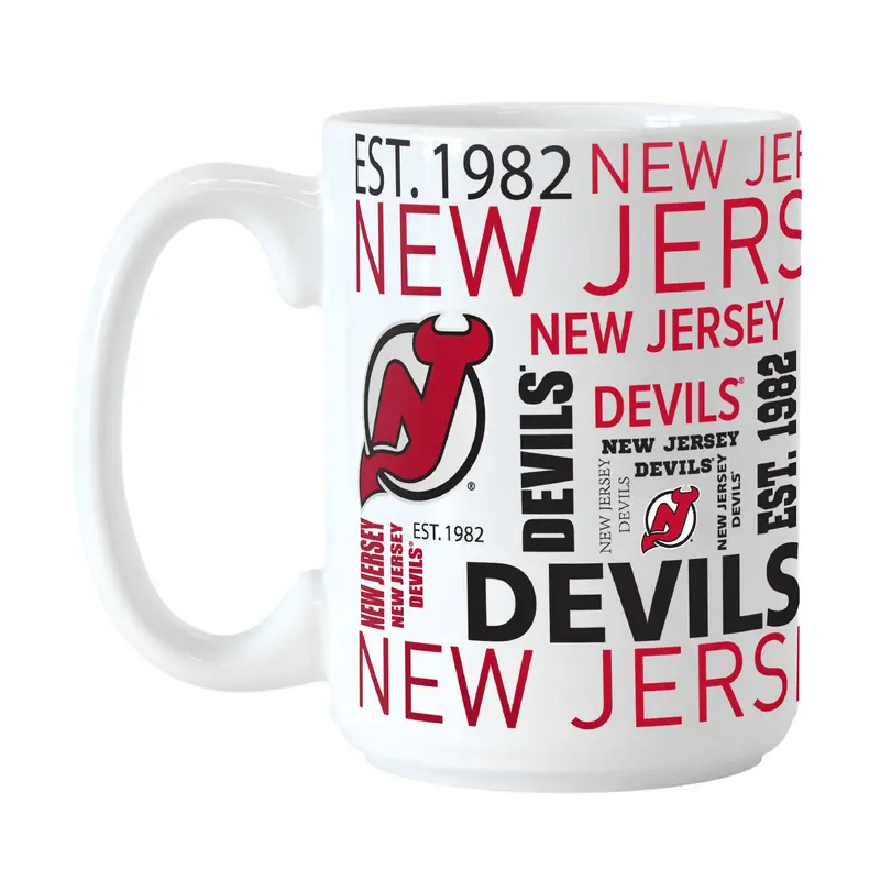New Jersey Devils 15oz Spirit Sublimated Mug