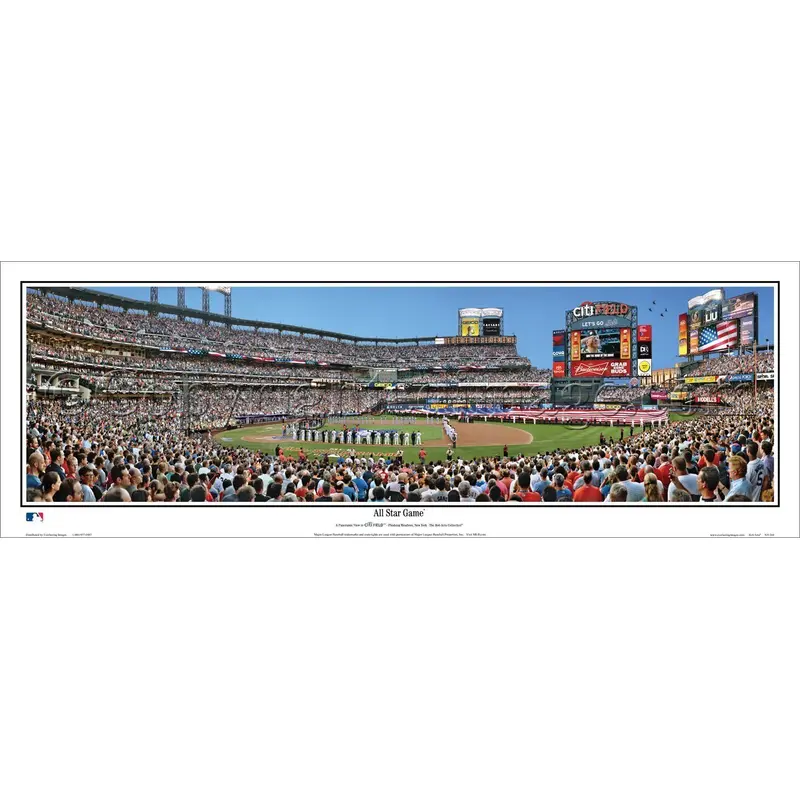 Citi Field 2013 MLB All-Star Game Panoramic Poster Print - Everlasting Images