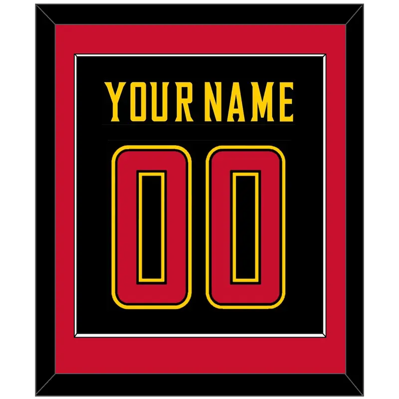 Maryland Basketball Name & Number - Road Black (2013-2015) - Single Mat 2