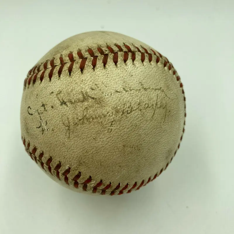 1942 Captain Hank Greenberg World War Two WW2 Signed Baseball JSA COA RARE