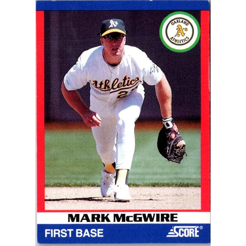 1991 Score 100 Superstars Mark McGwire #39