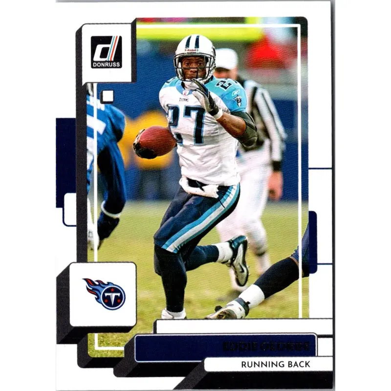 2022 Donruss Blue Press Proof Eddie George #75