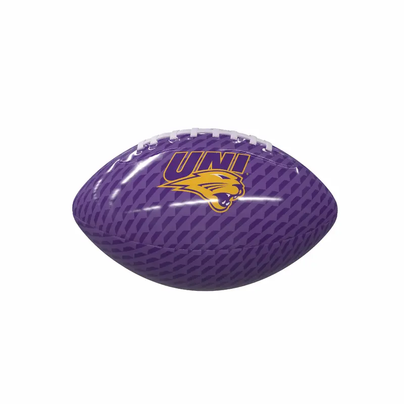 Northern Iowa Carbon Fiber Mini Size Glossy Football