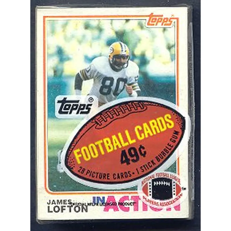 1982 Topps Football Unopened Cello Pack