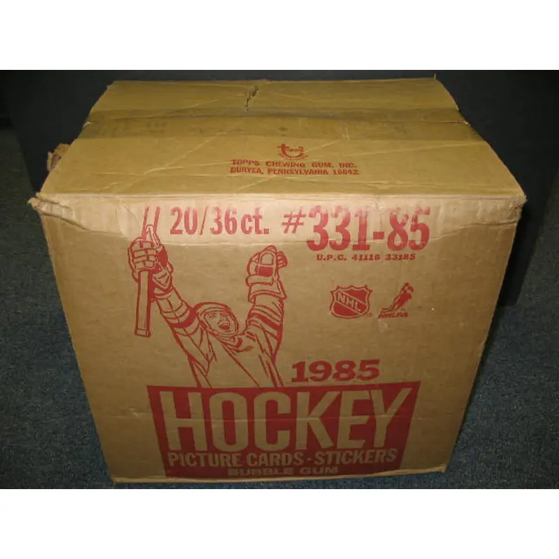 1985/86 Topps Hockey Unopened Wax Case (20 Box)