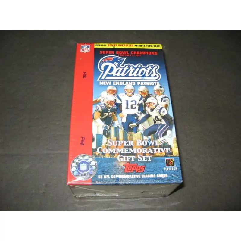 2005 Topps Football New England Patriots Super Bowl Factory Set
