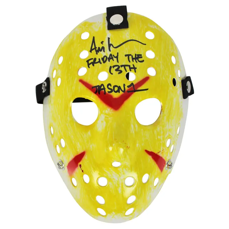 Ari Lehman "Friday The 13th! Jason 1" Authentic Signed Yellow Jason Mask BAS