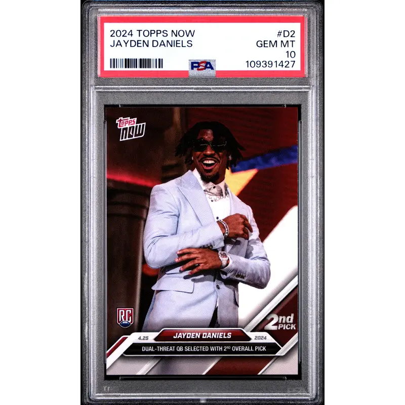 Jayden Daniels 2024 Topps Now #D2 PSA 10 Gem Mint