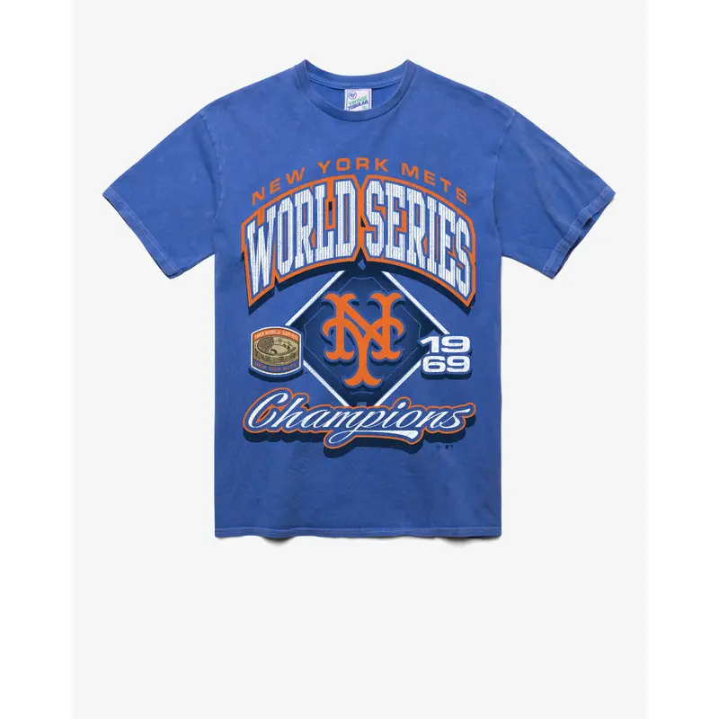 NEW YORK METS COOPERSTOWN WORLD SERIES LOCKER VINTAGE '47 TUBULAR TEE