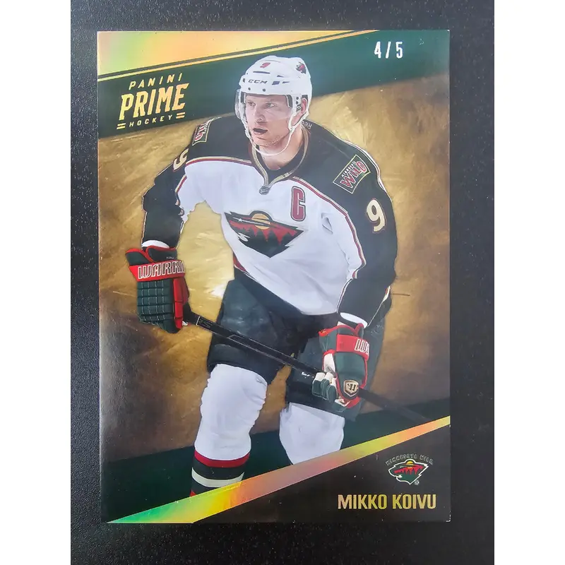 2011-12 Panini Prime - Gold - Mikko Koivu #47 /5