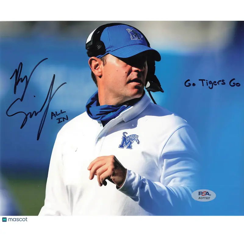 Ryan Silverfield Signed photo PSA Memphis Tigers