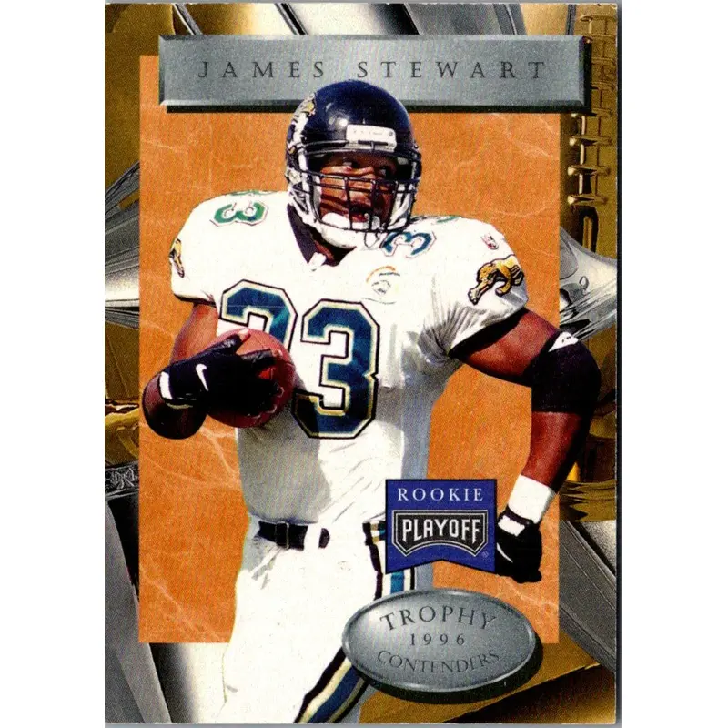 1996 Playoff Trophy Contenders James Stewart #64